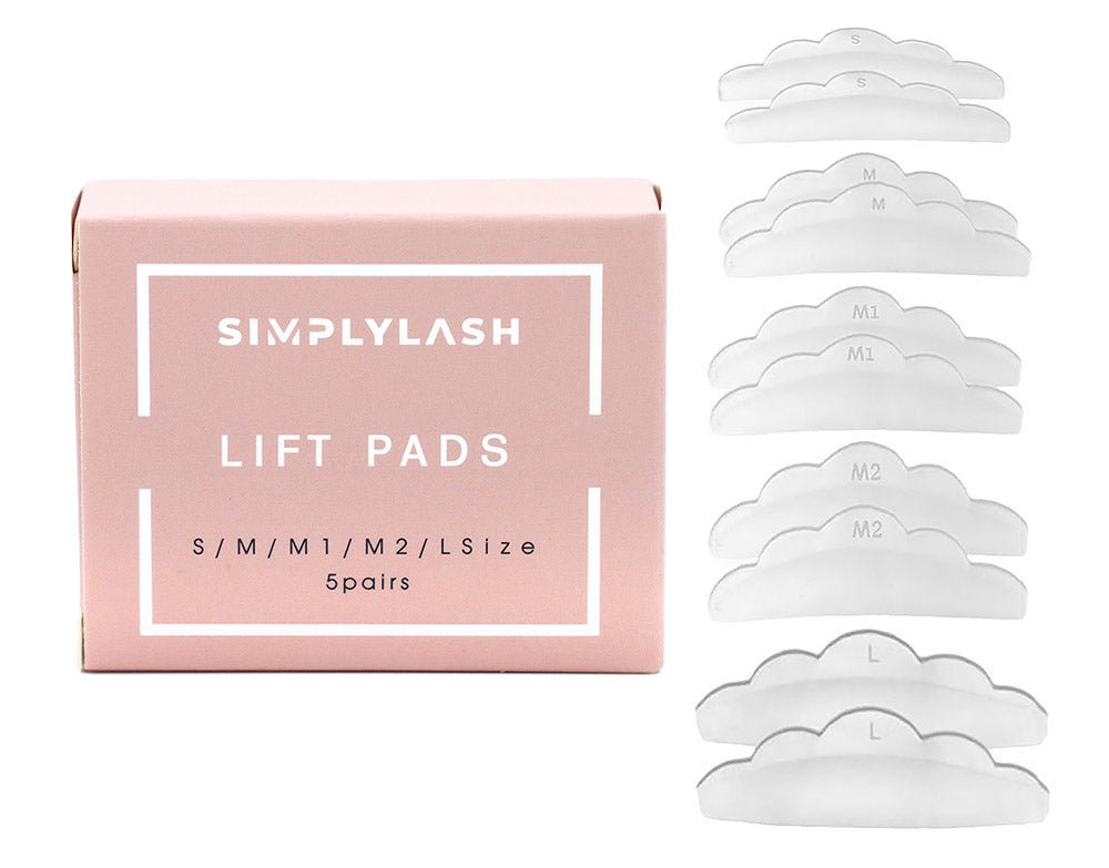 Lift Pads -silikonimuotit kestotaivutukseen (5 paria) - AVABeauty.fi
