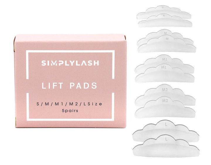 Lift Pads -silikonimuotit kestotaivutukseen (5 paria) - AVABeauty.fi