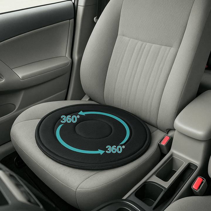 SpinComfort™ - Kääntyvä tyyny autoon ja sänkyyn (Musta) - AVABeauty.fi